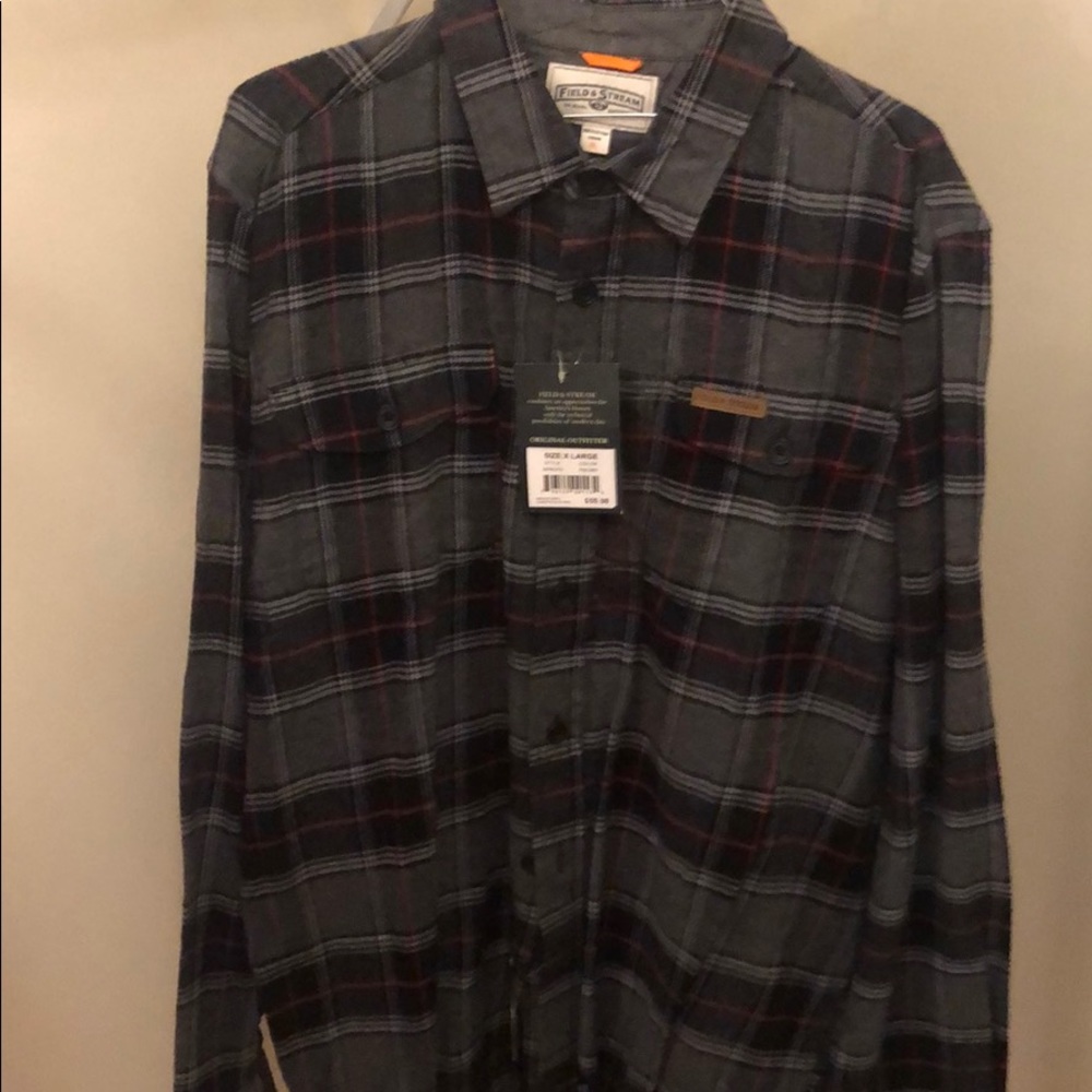 NWT field and stream flannel button down